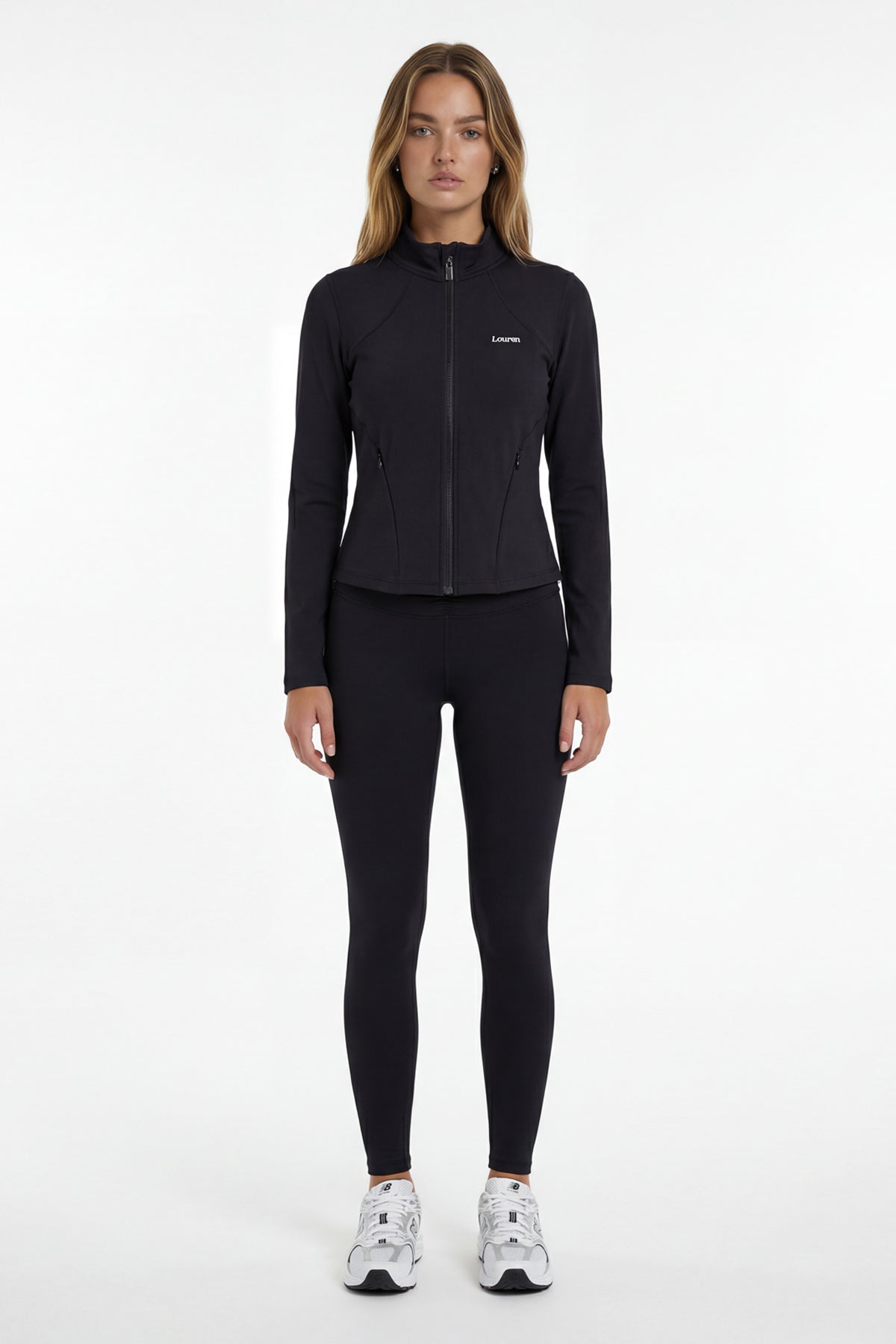 Fermuarlı Teknik Ceket - Siyah