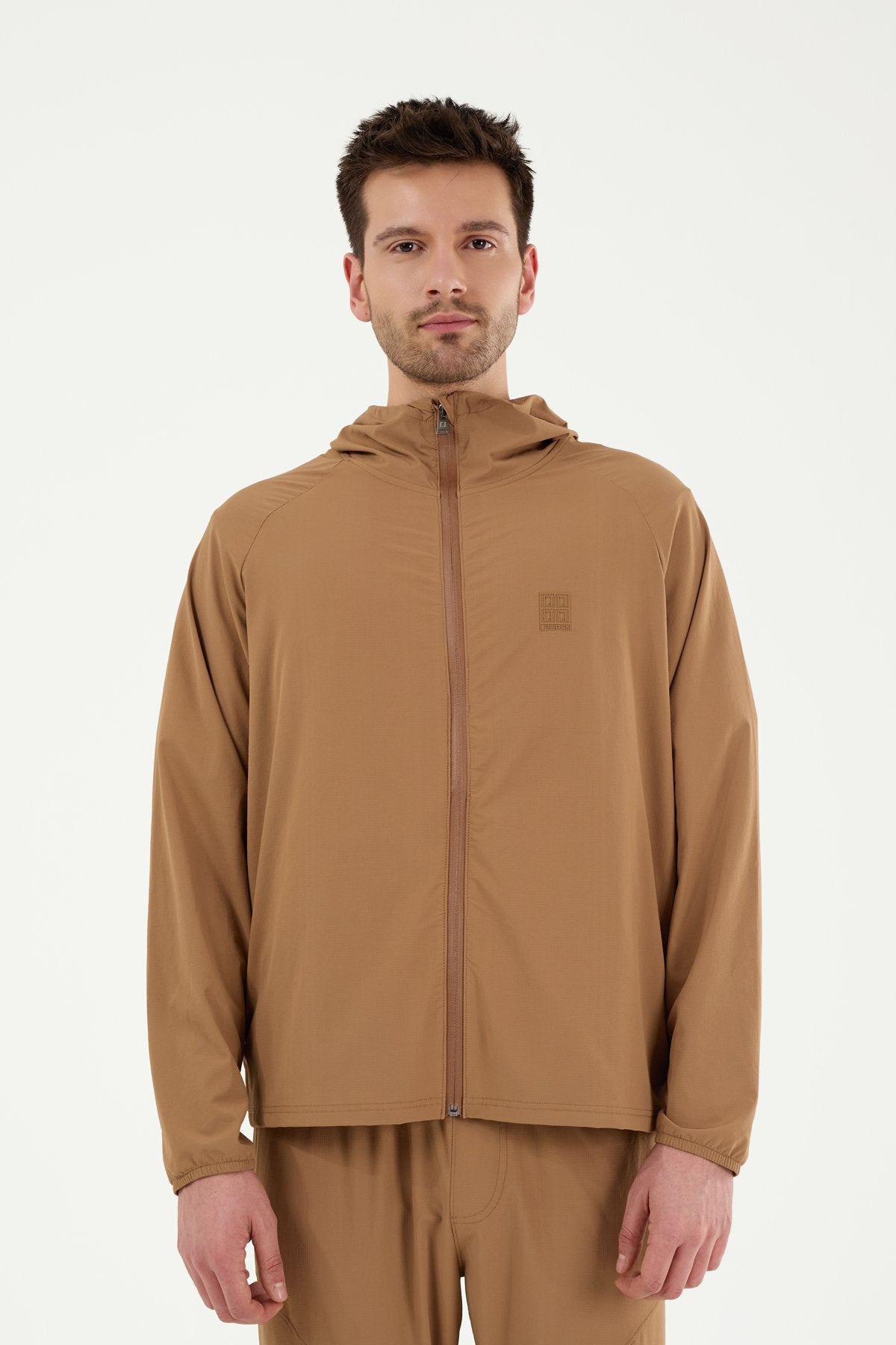 W864 Kapüşonlu Koşucu Üst