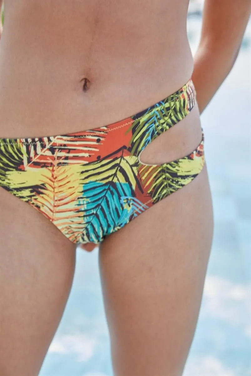 Yeşil Çapraz Bantlı Bikini Takımı - Yeşil