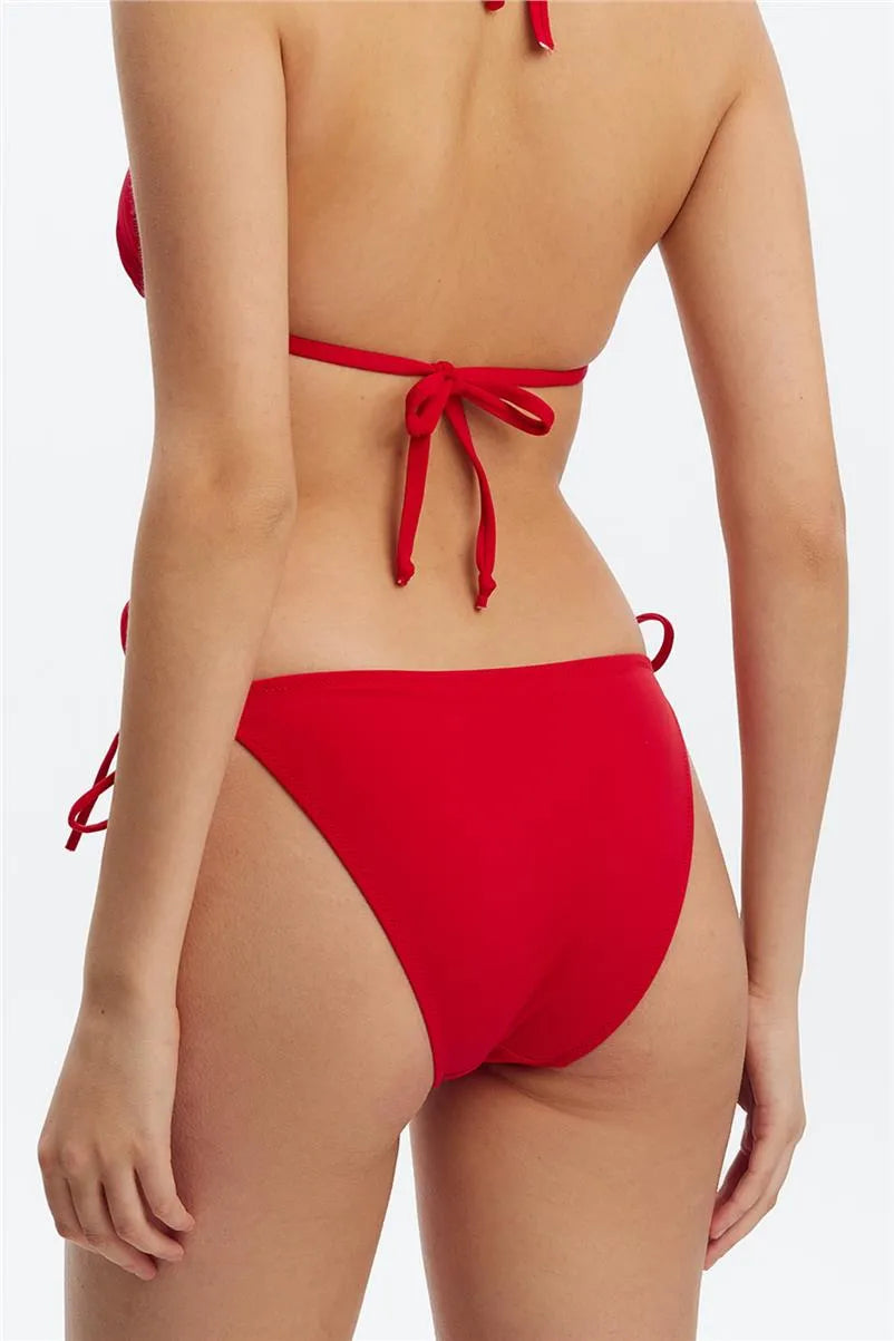 MM8504 İpli Bikini Alt - Kırmızı
