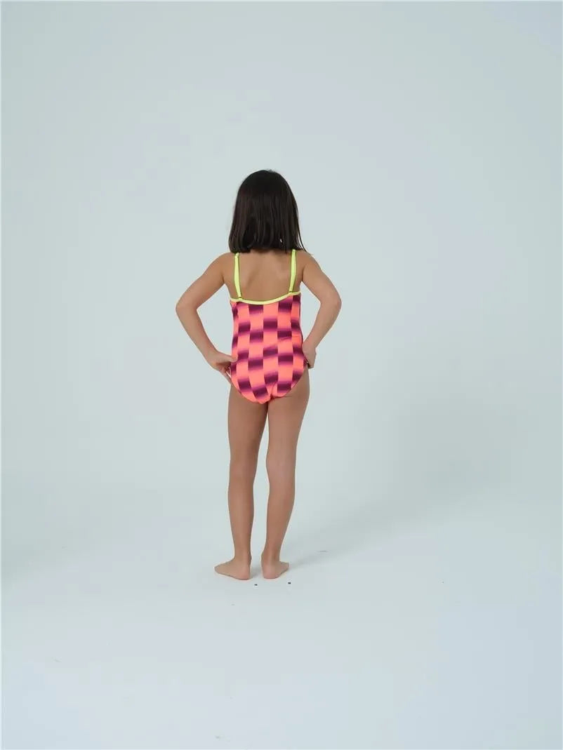 KÇ7510 Kız Çocuk Mayo - Pembe