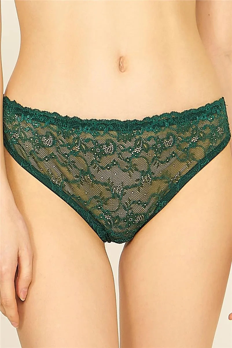 U313 Dantelli Külot - Yeşil