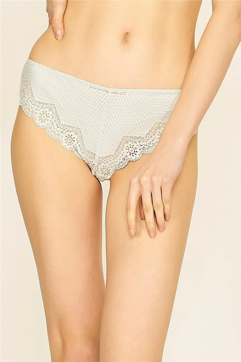 U318 Dantelli Külot - Mint Yeşil
