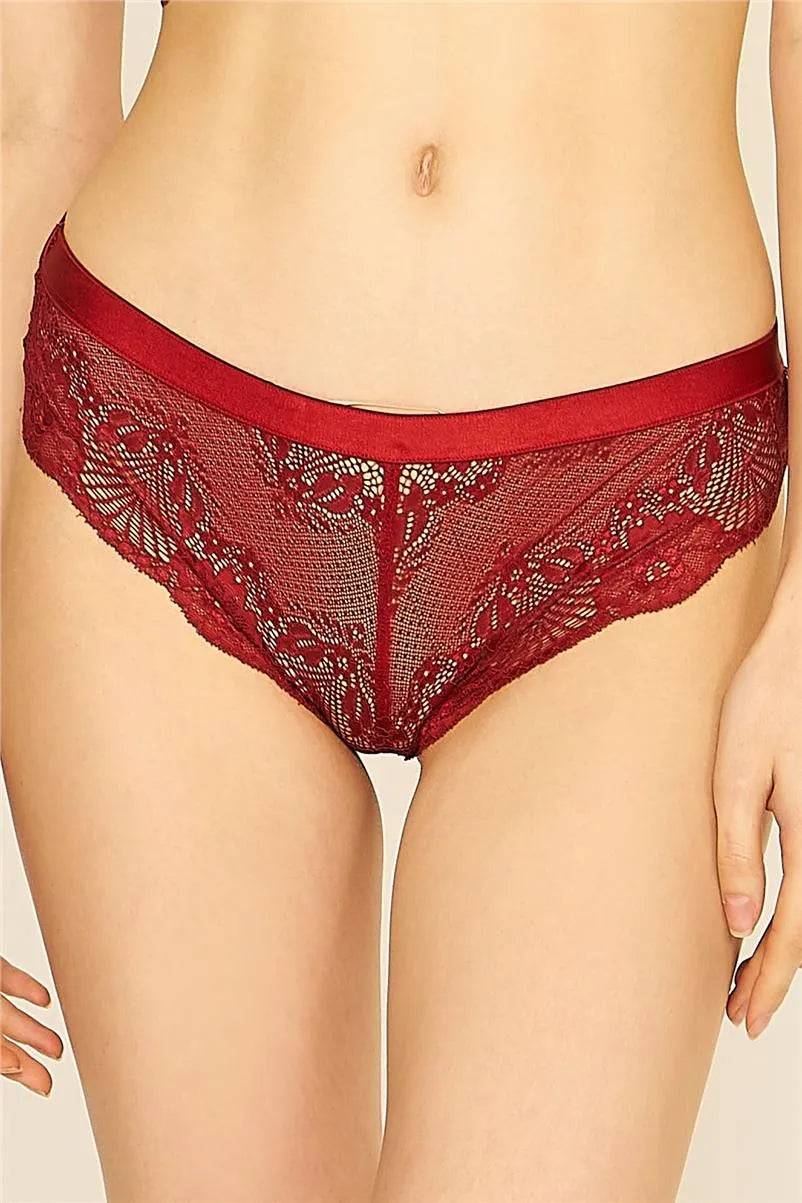 U315 Dantelli Külot - Bordo