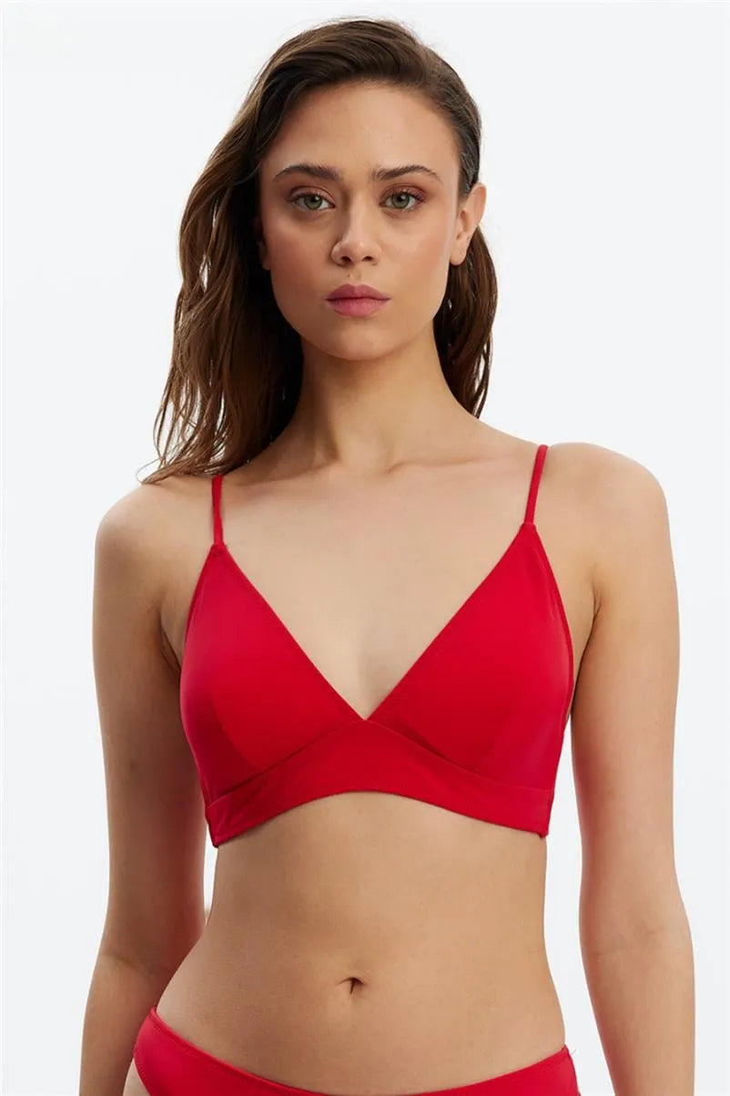 MM8511 Toparlayıcı Üçgen Üst - Kırmızı