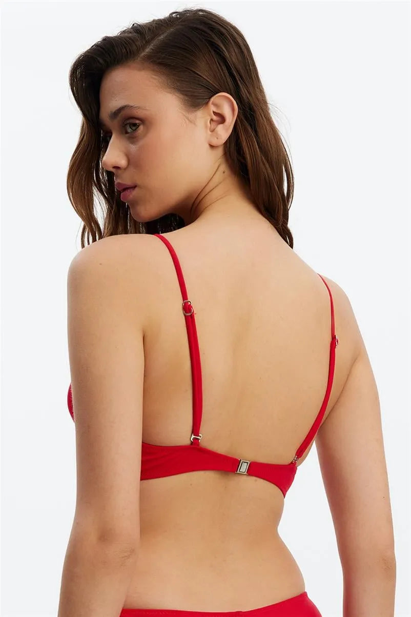 MM8511 Toparlayıcı Üçgen Üst - Kırmızı