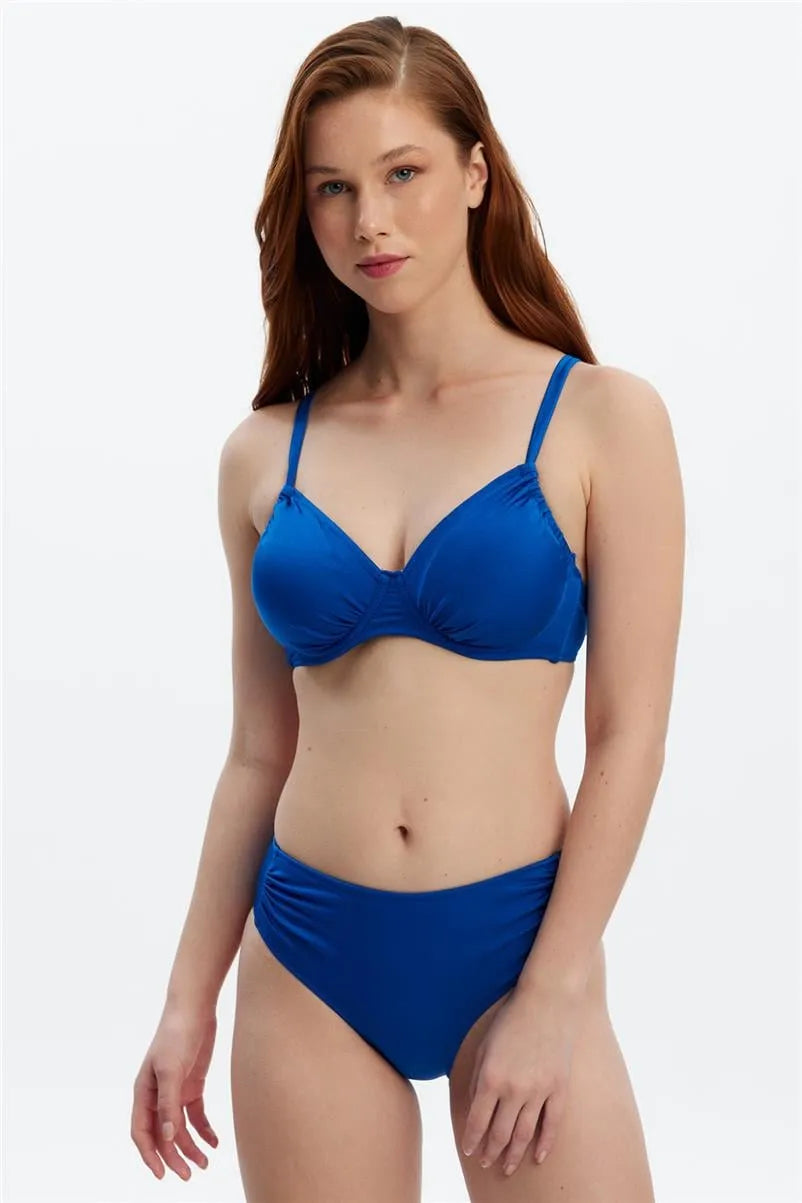 MM8513 Bağcıklı Toparlayıcı Üst - Mavi