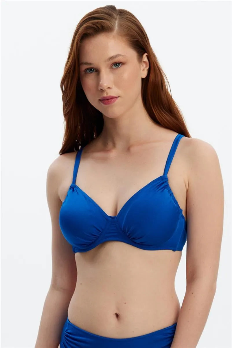 MM8513 Bağcıklı Toparlayıcı Üst - Mavi