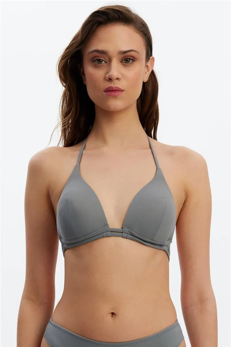 MM8523 Kaplı Üçgen Üst - Gri