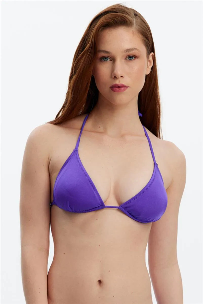 MM8500 Üçgen Bikini Üst - Mor