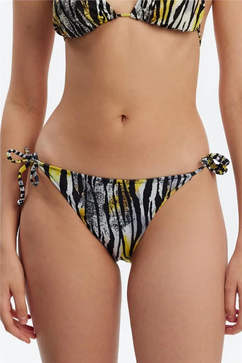 MM8504 İpli Bikini Alt - Antrasit