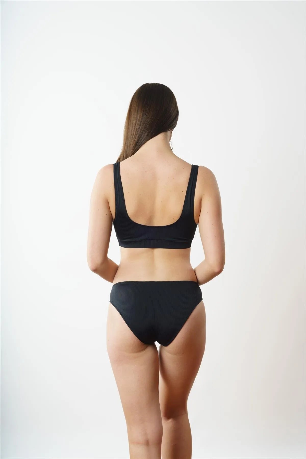 Siyah Sporcu Bikini Takımı
