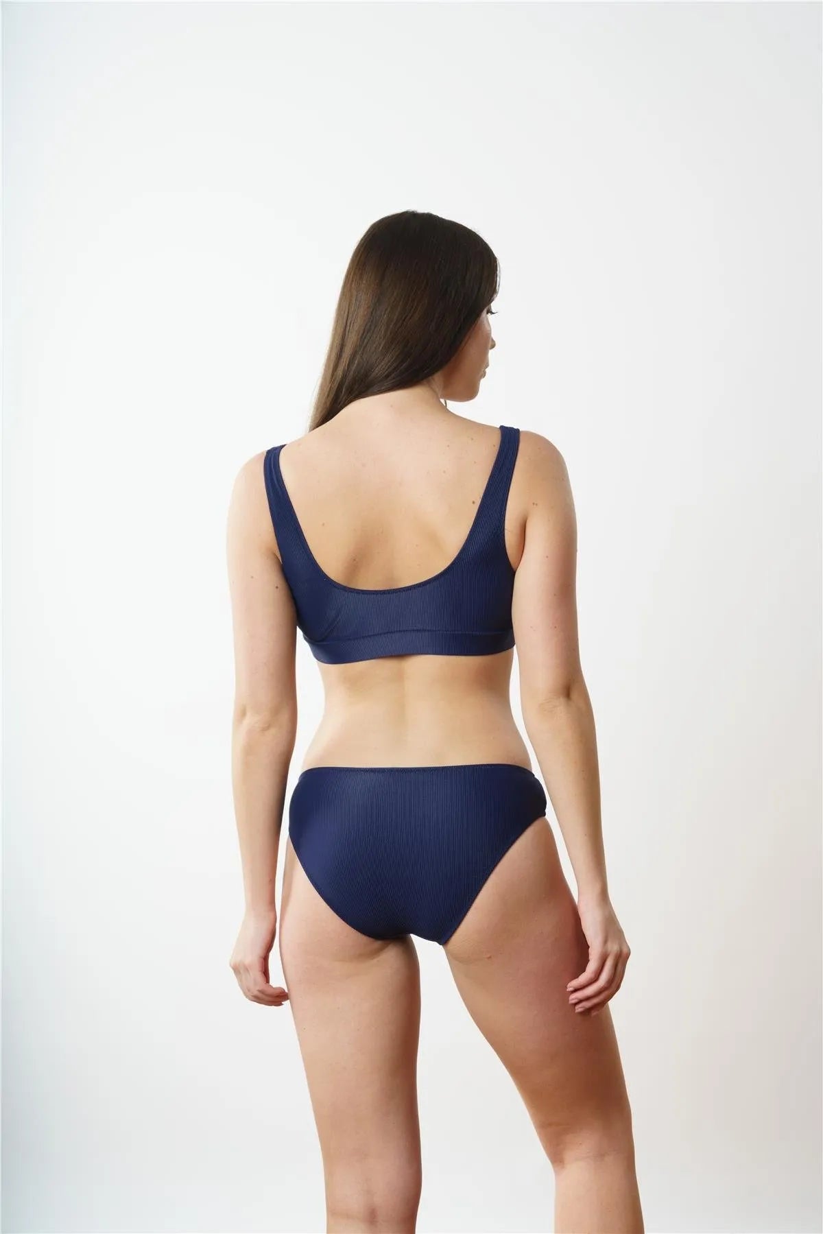 Lacivert Sporcu Bikini Takımı
