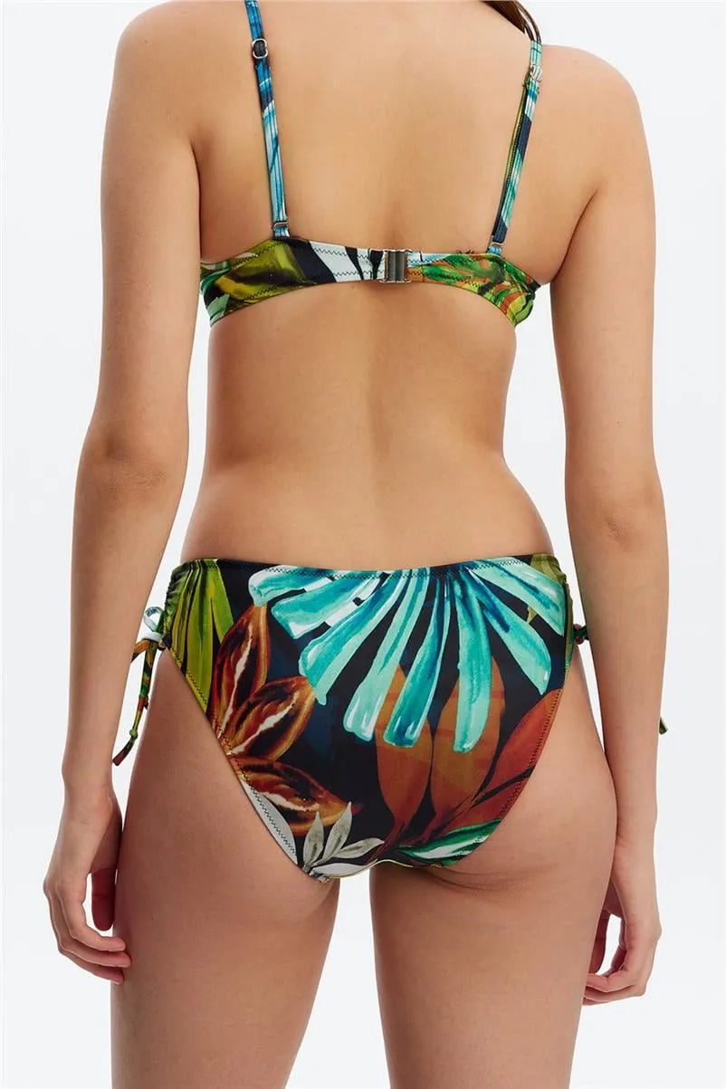 MM8509 Kenarı Tünelli Bikini Altı - Haki