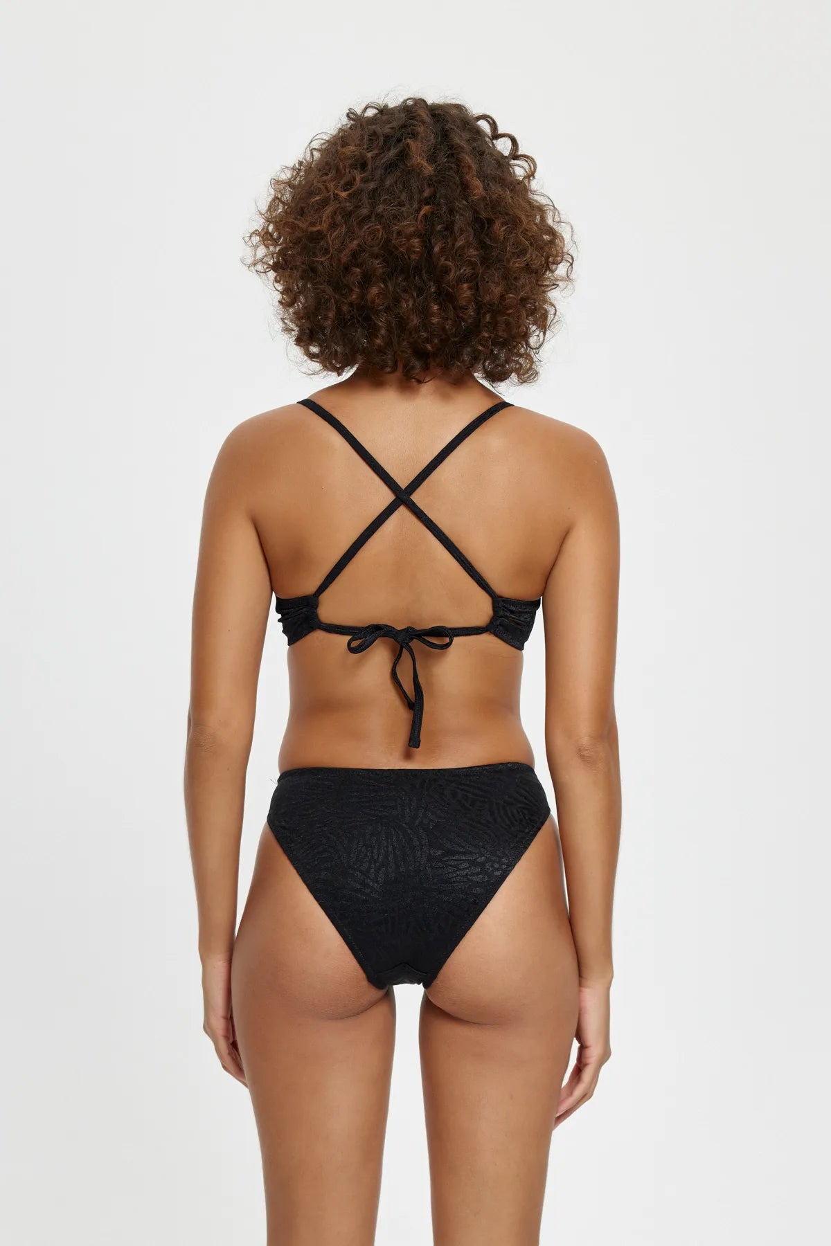 LB1986 Yarın Destekli Bikini Takımı - Siyah