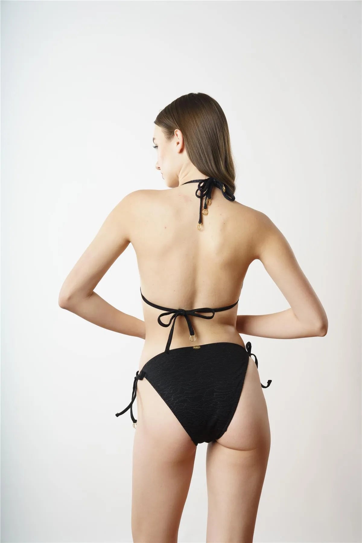 B1878 Üçgen Bikini Takım - Siyah