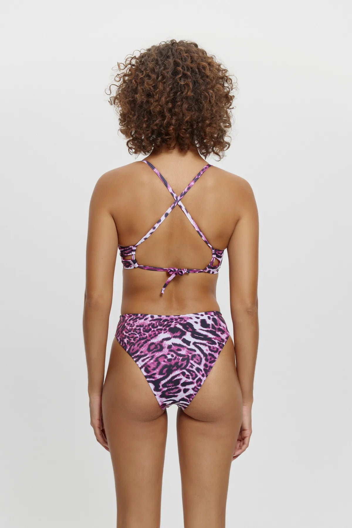B1902 Kaplı Bikini - Fuşya