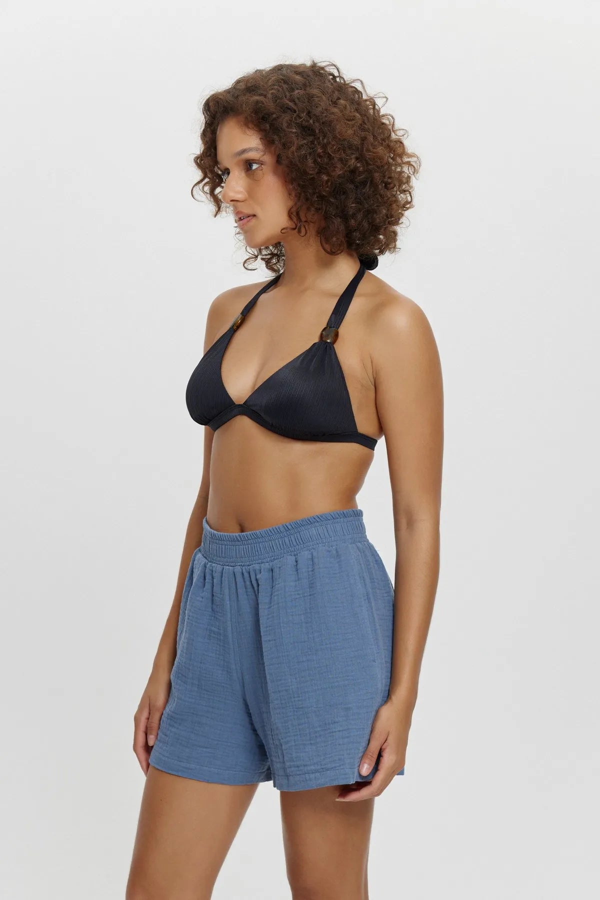 KDN Müslüm Şort – Indigo Renkli