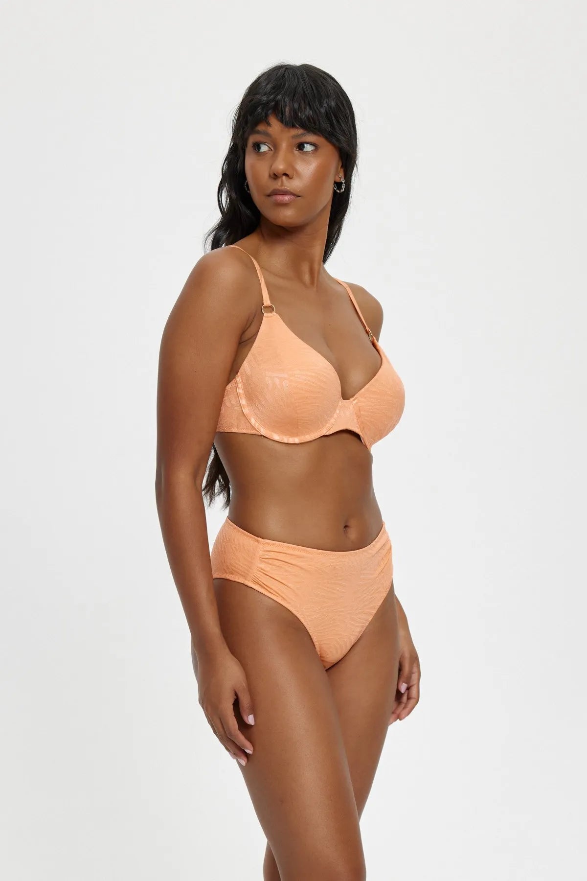 B11006 Boş Kaplı Bikini Takımı - Oranj