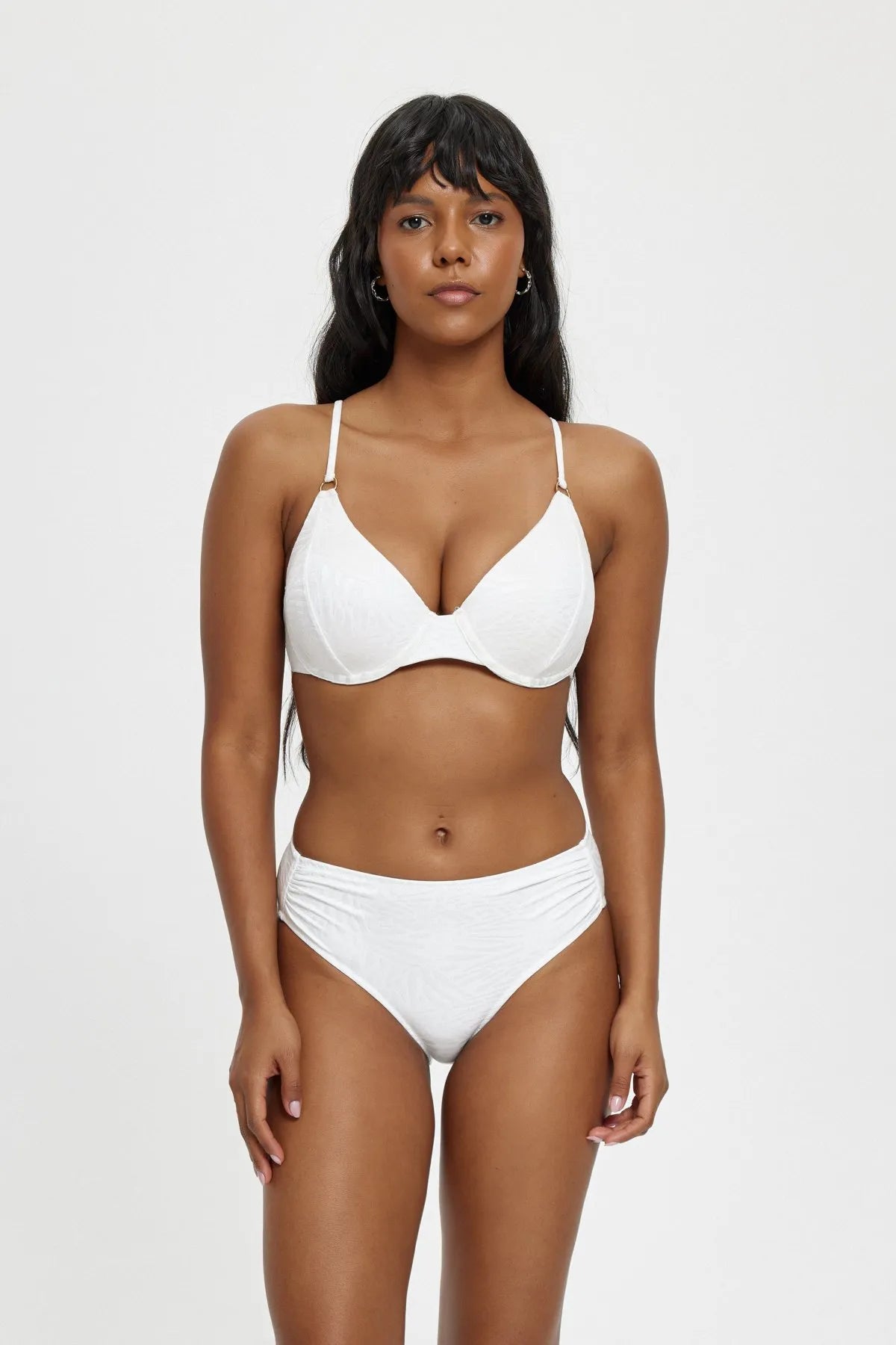 B11006 Boş Kaplı Bikini Takımı - Beyaz