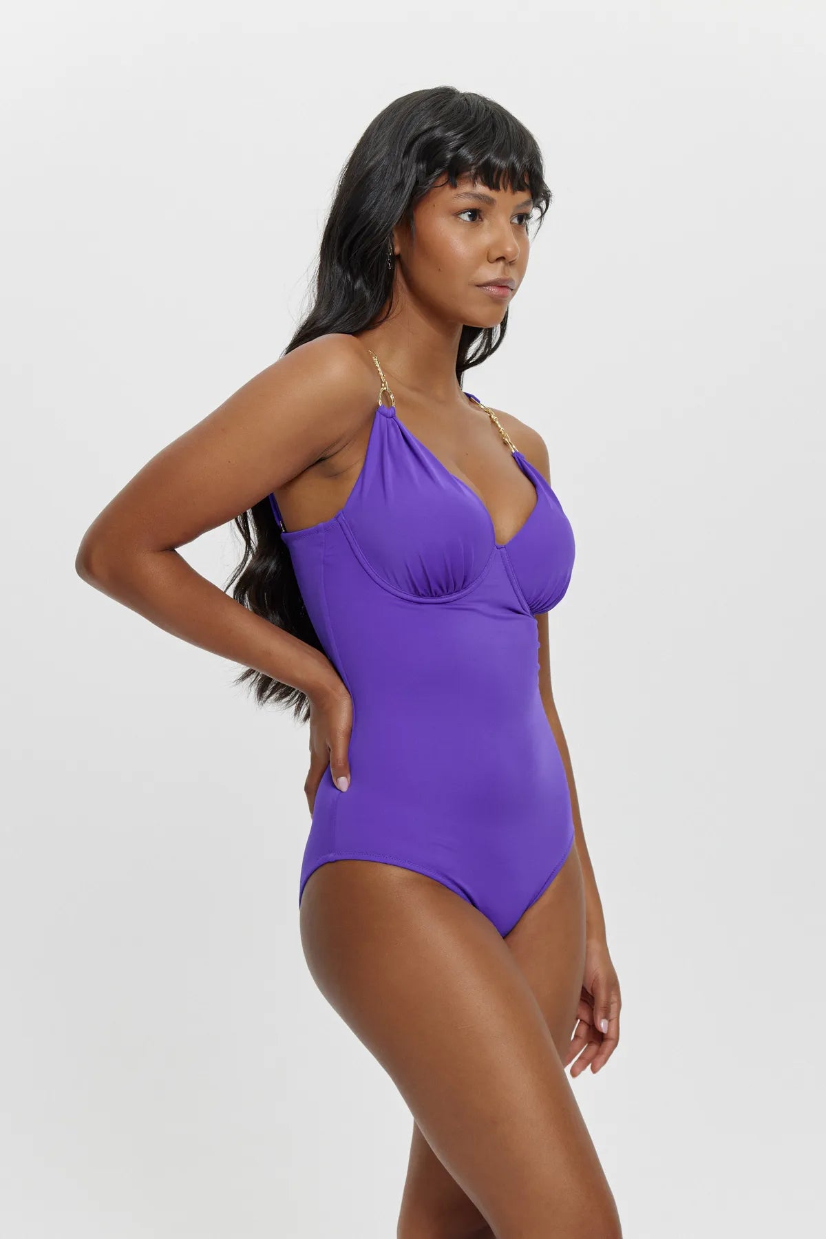 M12010 Boş Kaplı Toparlayıcı Mayo - Mor