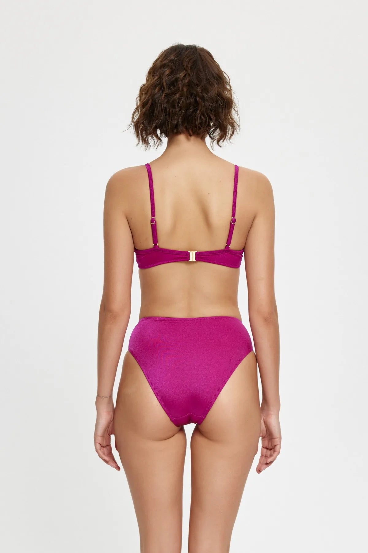 B11059 Boş Kaplı Bikini Takımı - Fuşya