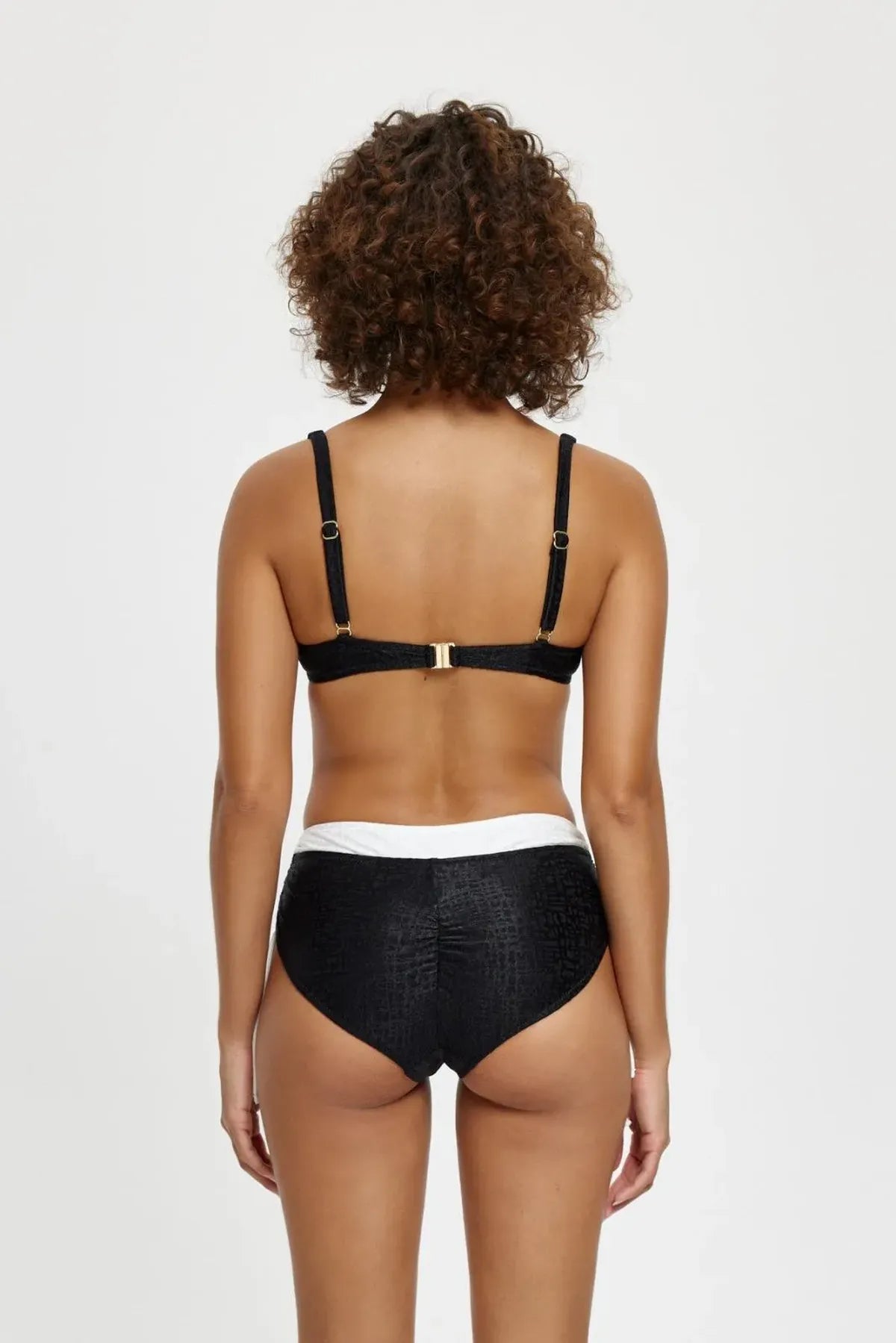 Balenli Bikini Takımı - Siyah