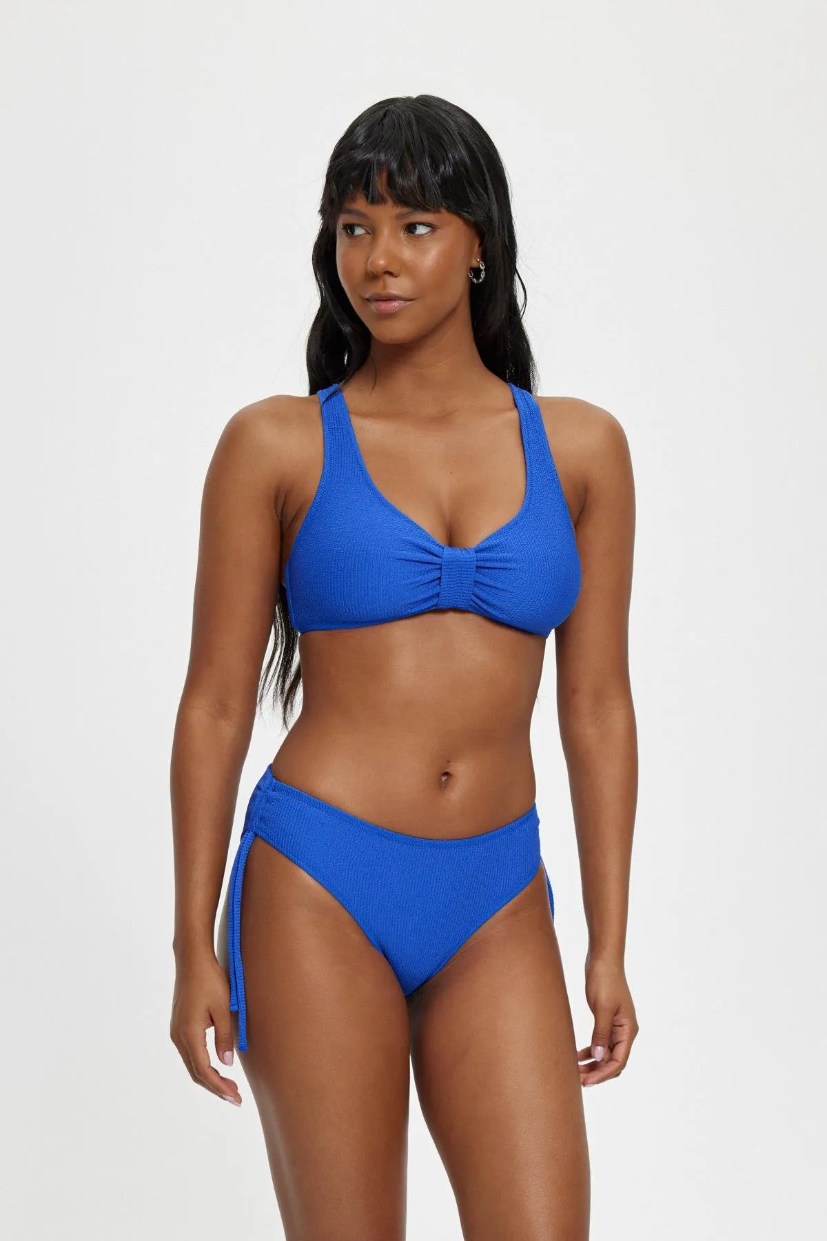 B11113 Luplu Toparlayıcı Bikini Takımı - Saks