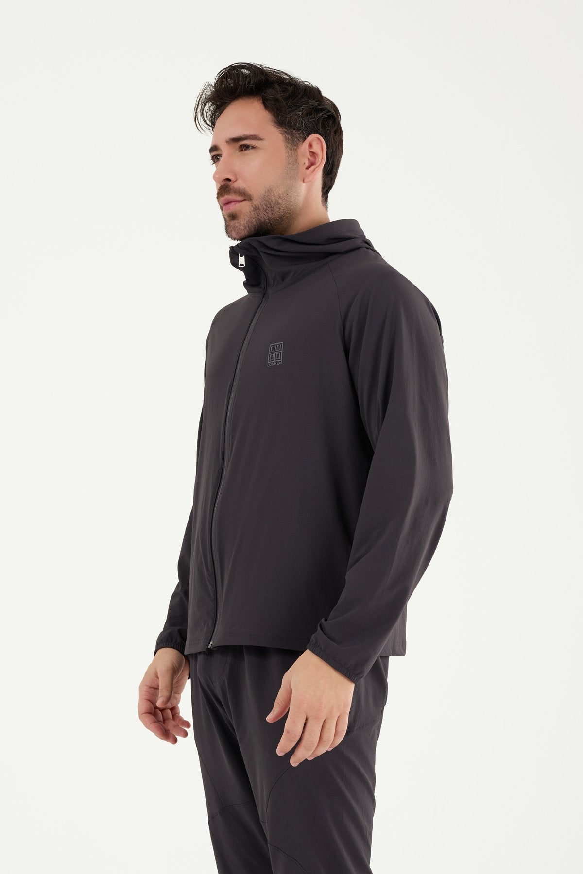 W864 Kapüşonlu Koşucu Üst