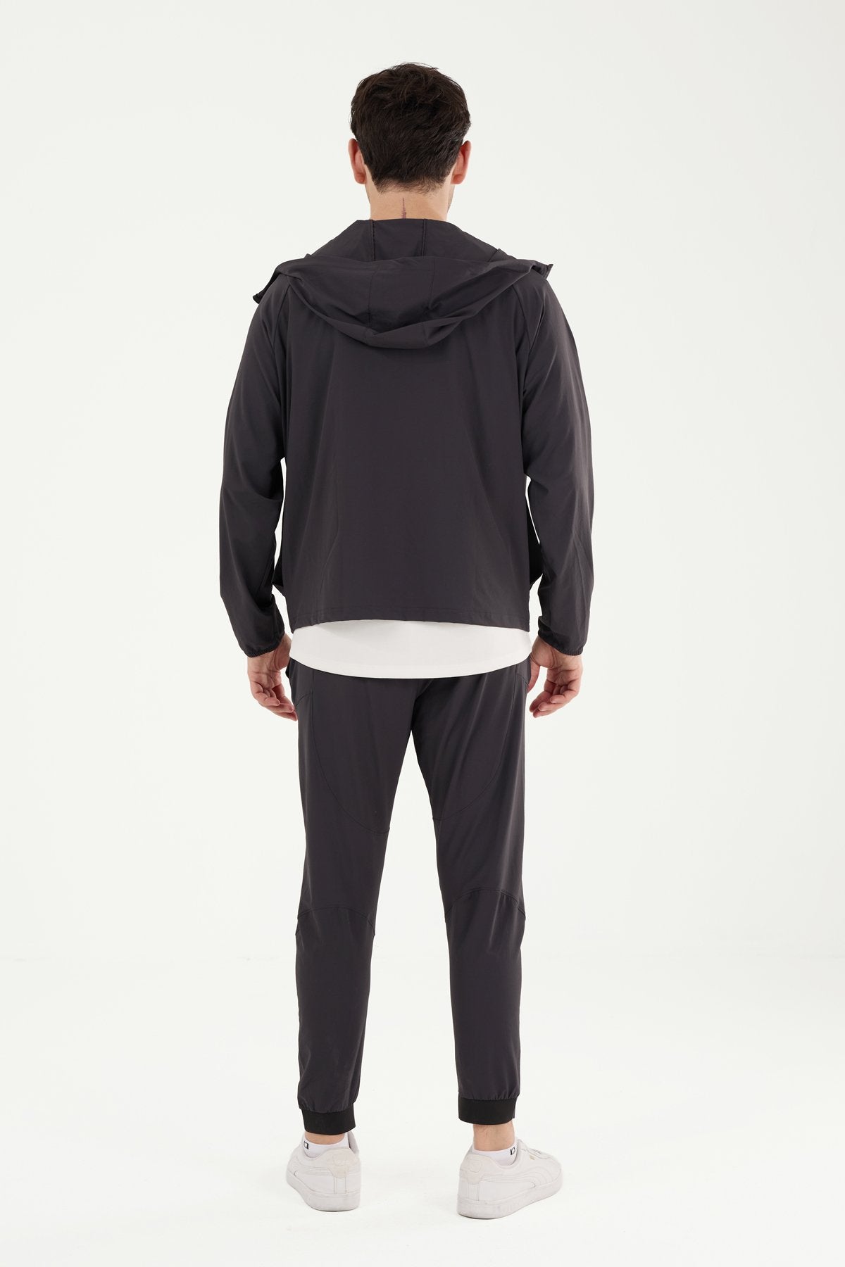 W864 Kapüşonlu Koşucu Üst