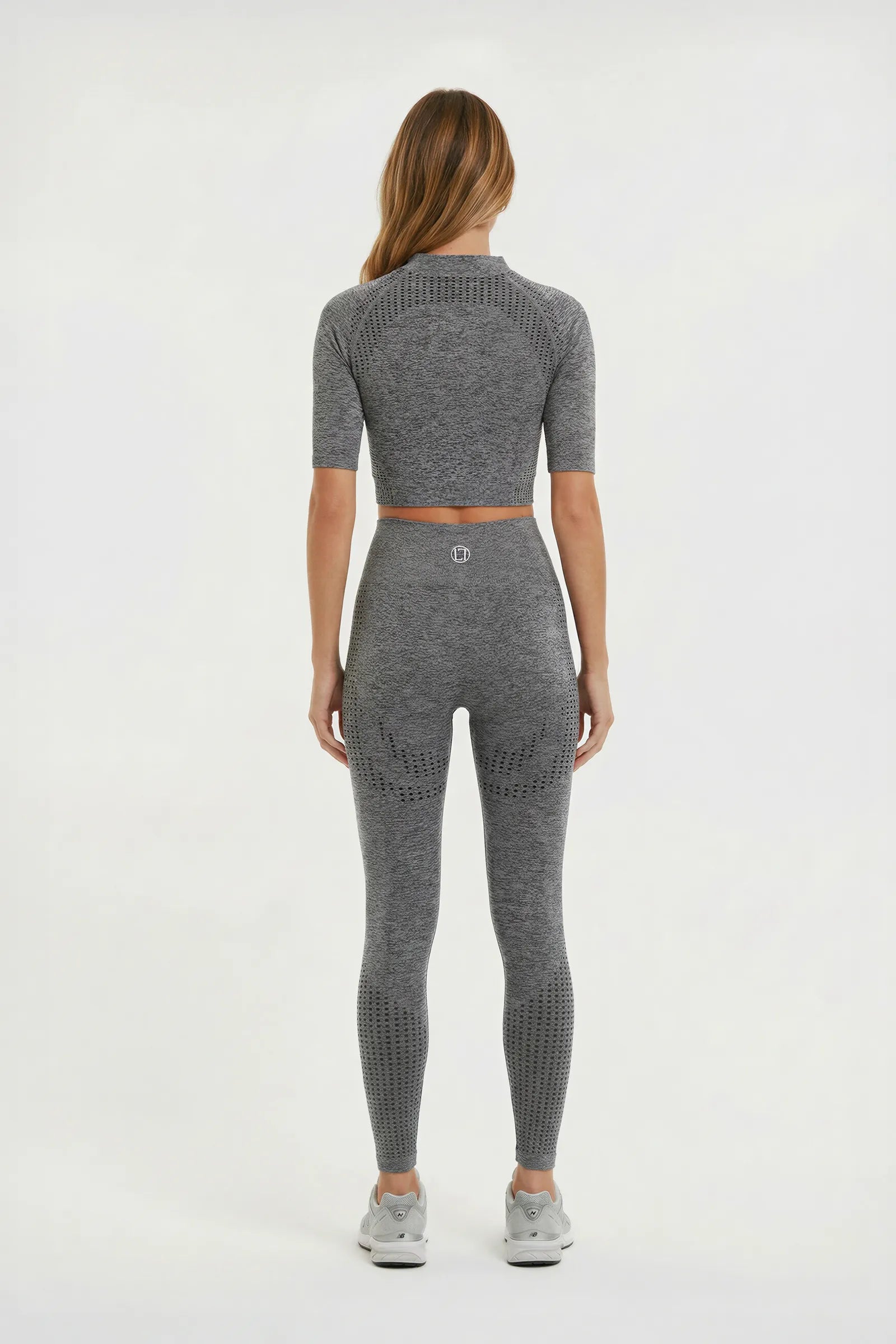 Yarım Balıkçı Sporcu Üst - Gri Melanj