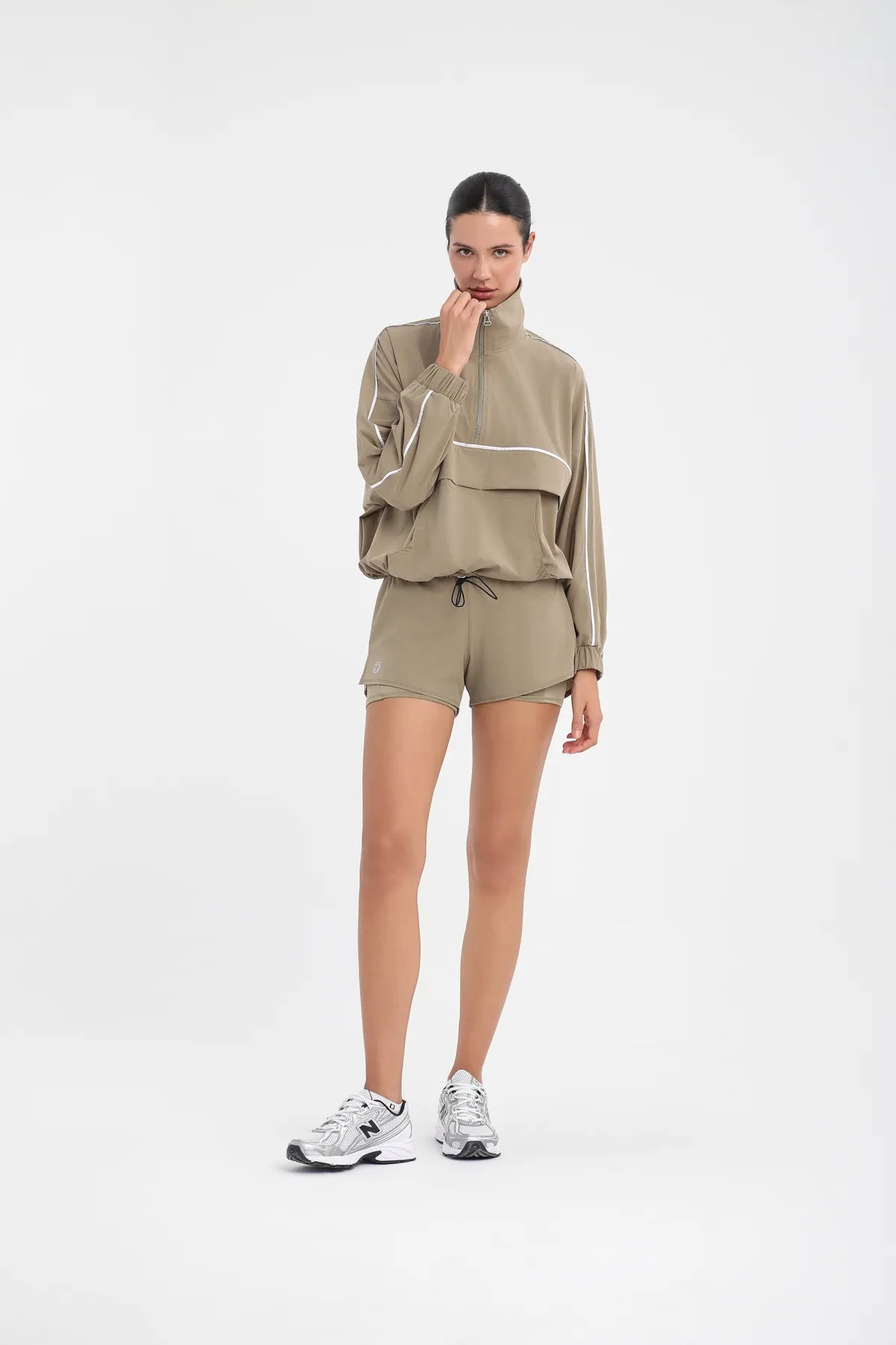 Oversize Koşucu Üst - Yeşil