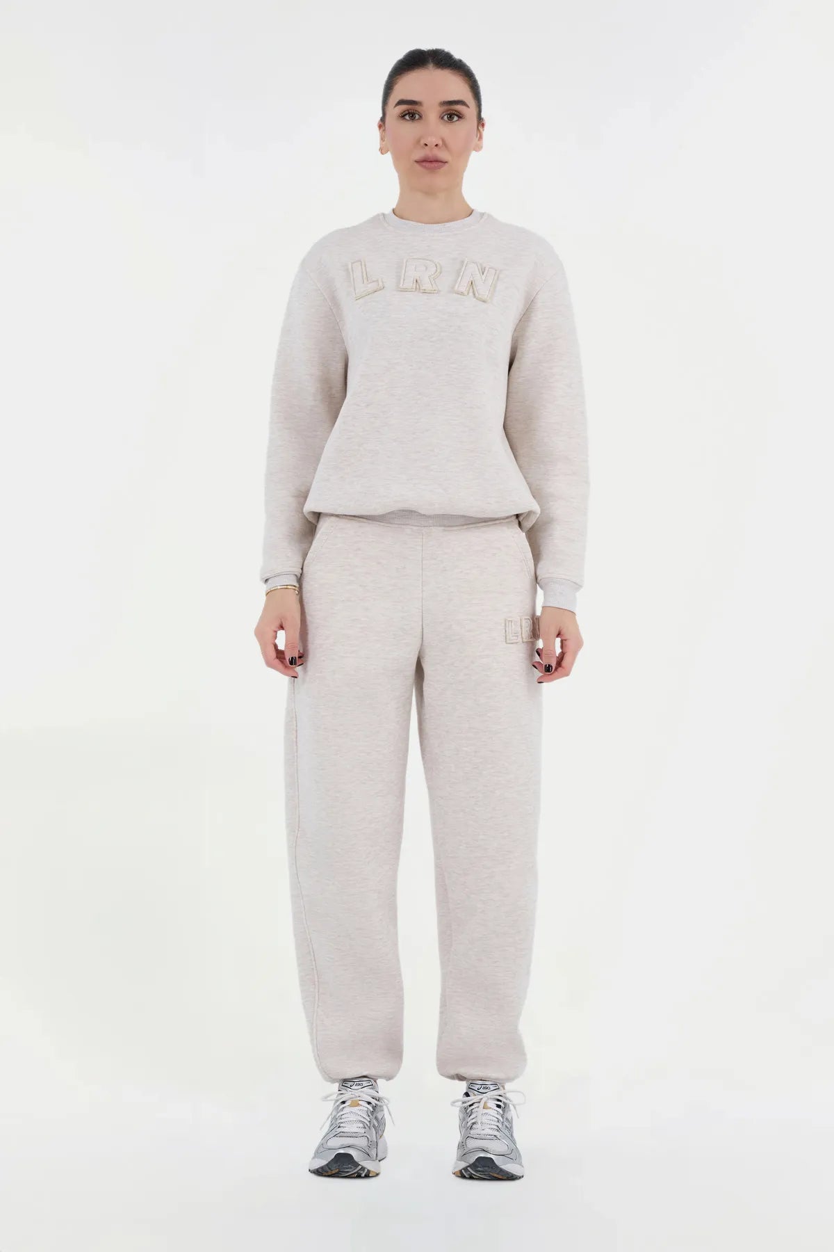 LRN Oversize Eşofman Altı - Bej