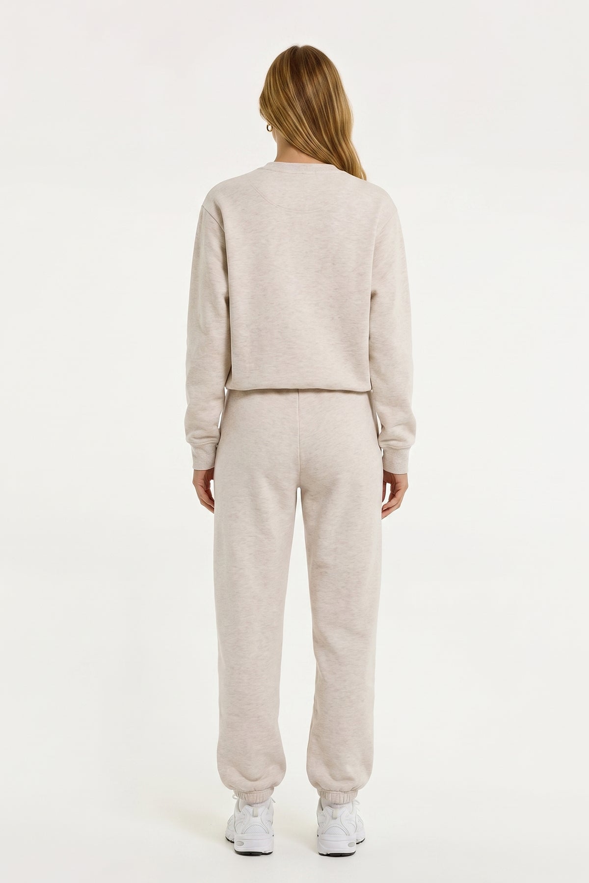 LRN Oversize Eşofman Altı W724- Bej