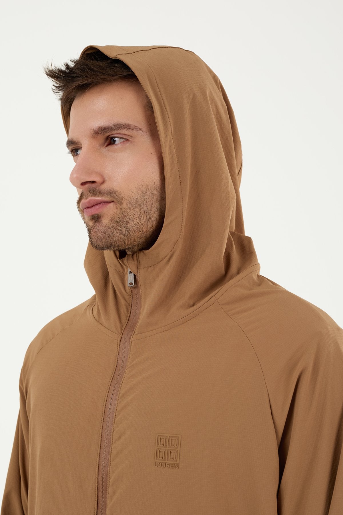 W864 Kapüşonlu Koşucu Üst