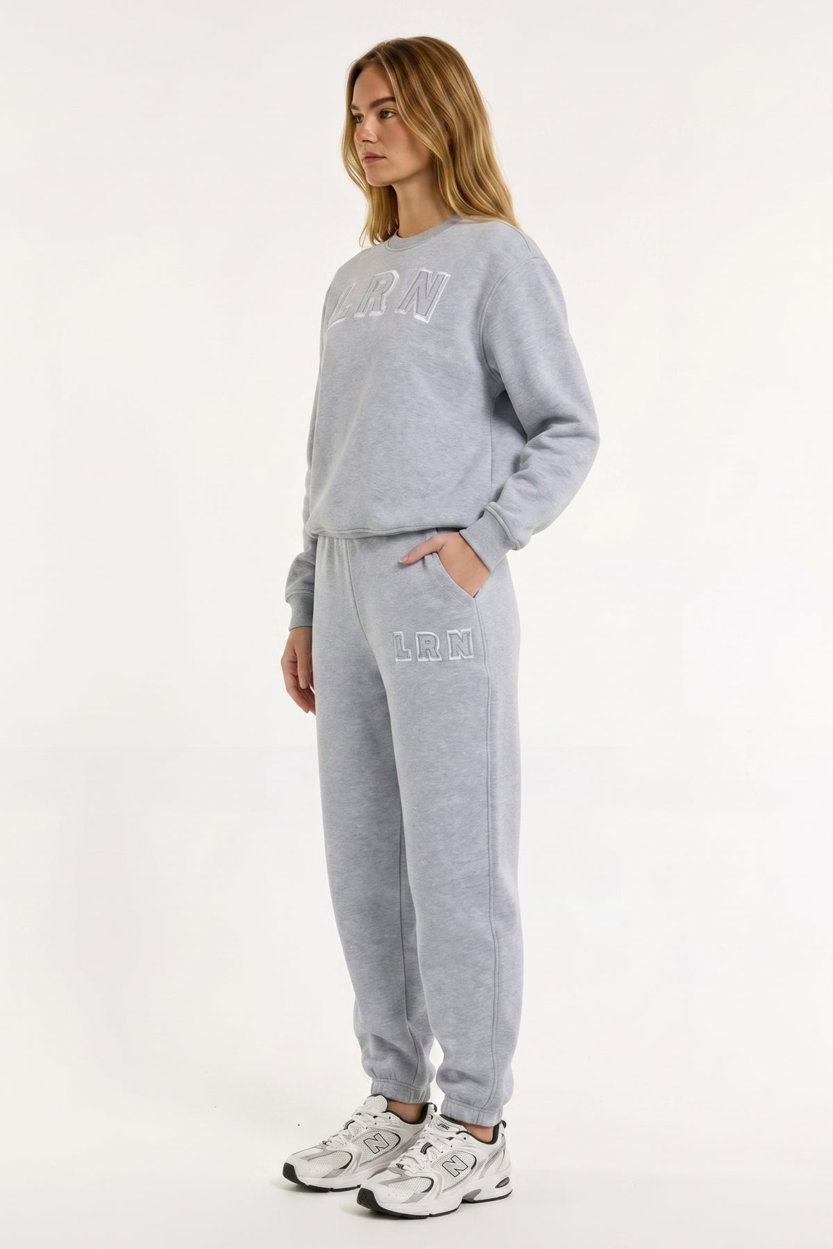 LRN Oversize Eşofman Altı  W724 - Gri