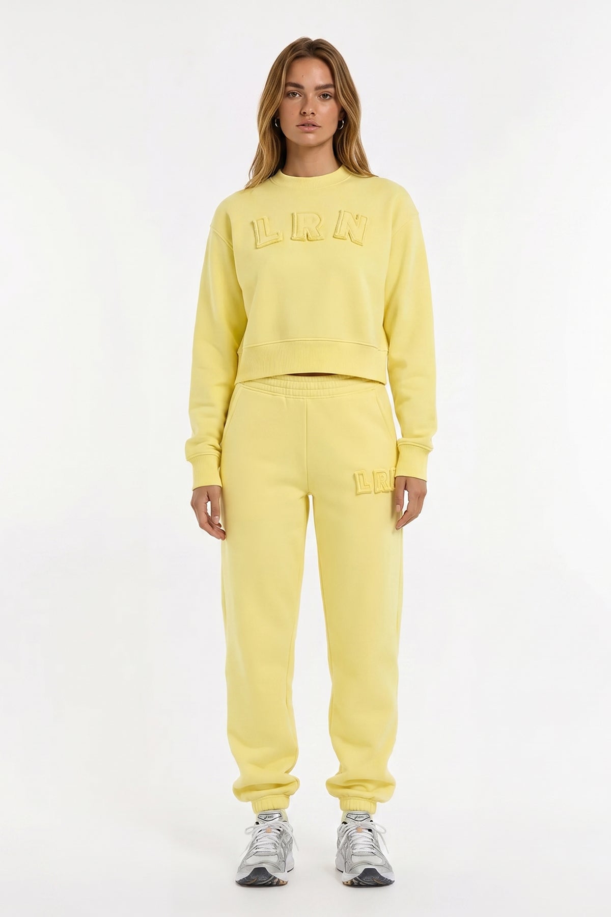 LRN Oversize Eşofman Altı W724 - Sarı