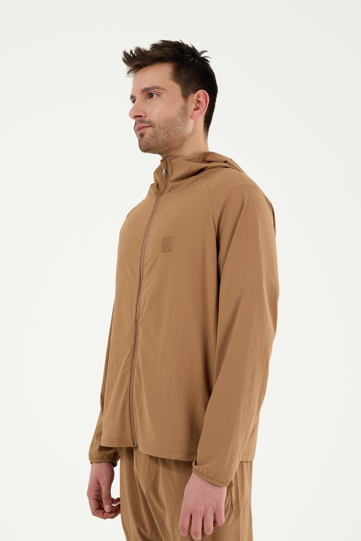 W864 Kapüşonlu Koşucu Üst