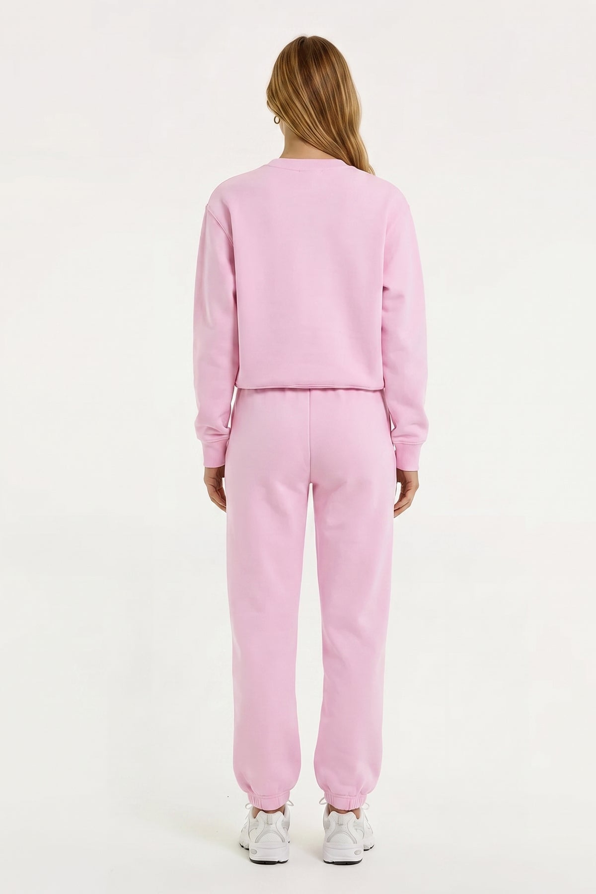 LRN Oversize Eşofman Altı  W724 - Pembe
