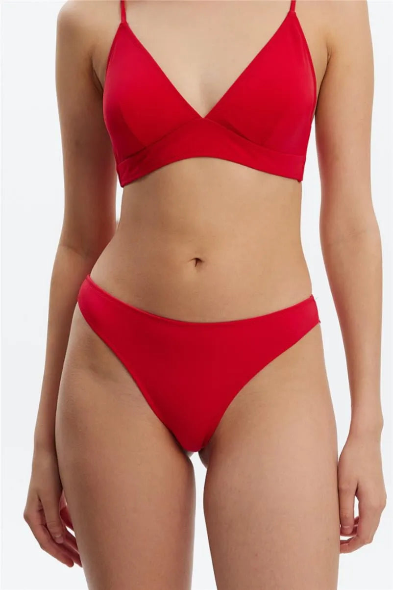 MM8506 Brazilian Bikini Altı - Kırmızı