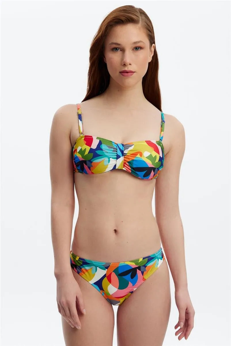 MM8506 Brazilian Bikini Altı - Desenli