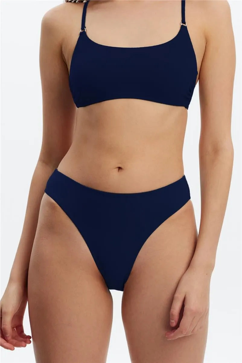 MM8507 İnce Kenarlı Bikini Altı - Lacivert