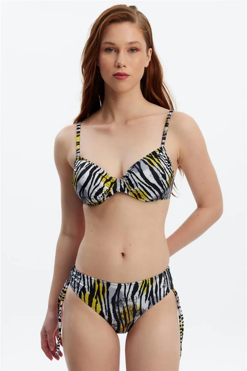MM8509 Kenarı Tünelli Bikini Altı - Antrasit