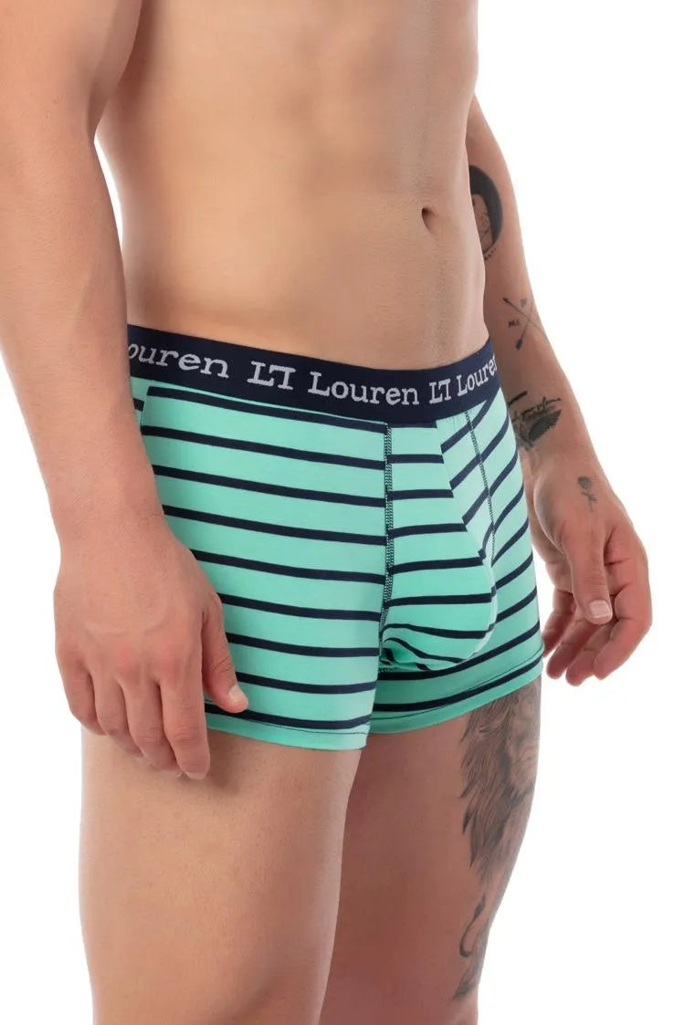 U625 Erkek 3'lü Boxer - Neon Çizgili