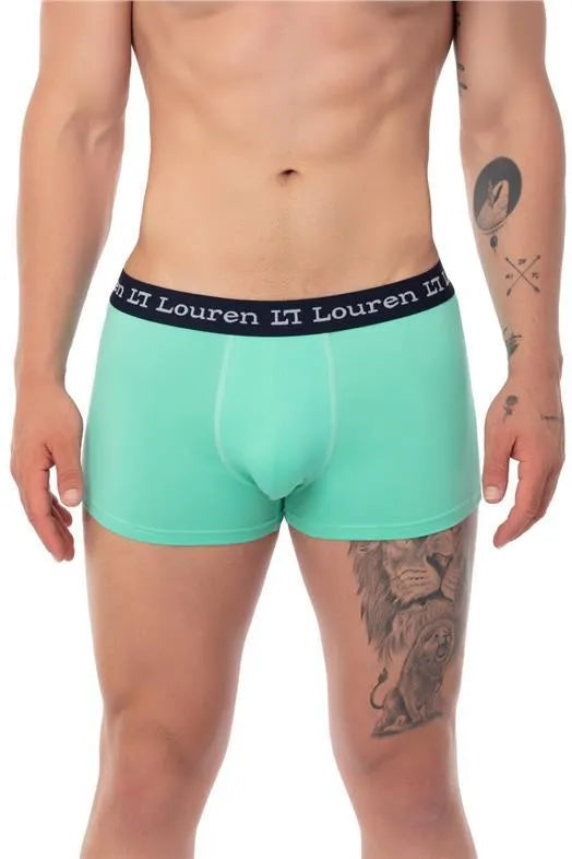 Neon Yeşil Düz Erkek 3'lü Boxer Seti - Neon Yeşil
