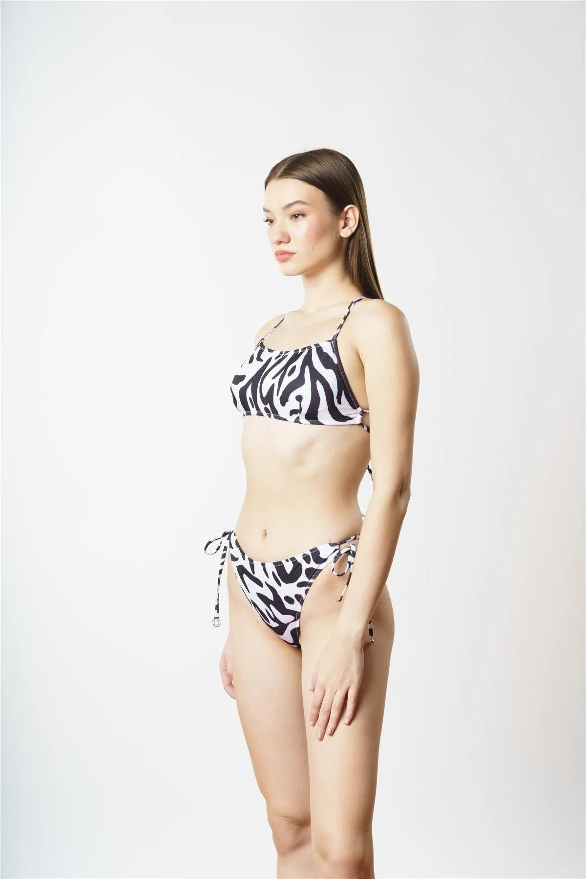 NB1967 Sporcu Bikini Takım - Siyah