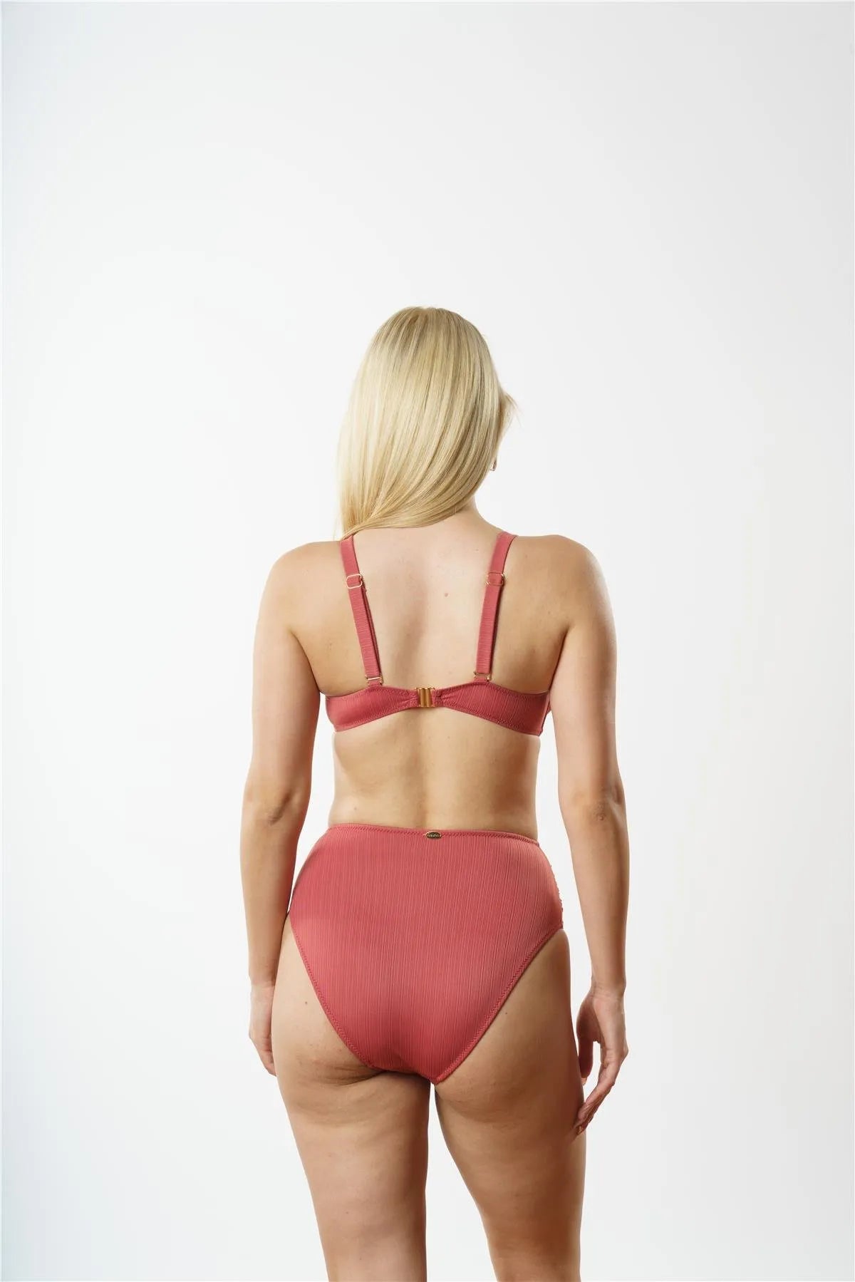LB1985 Telli Toparlayıcı Bikini Takımı - Kiremit