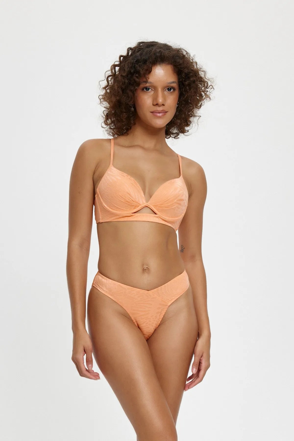 LB1986 Yarın Destekli Bikini Takımı - Oranj