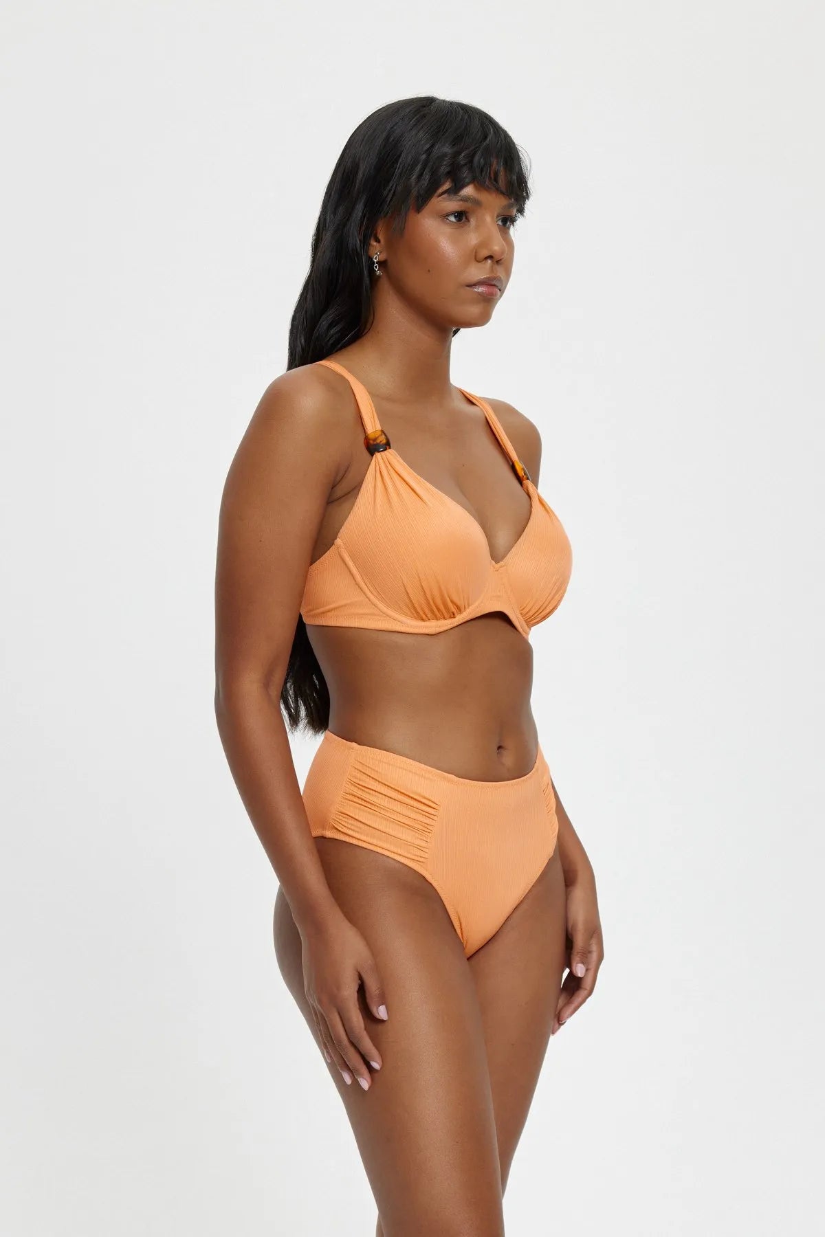 B11002 Boş Kaplı Toparlayıcı Bikini Takım - Bordo