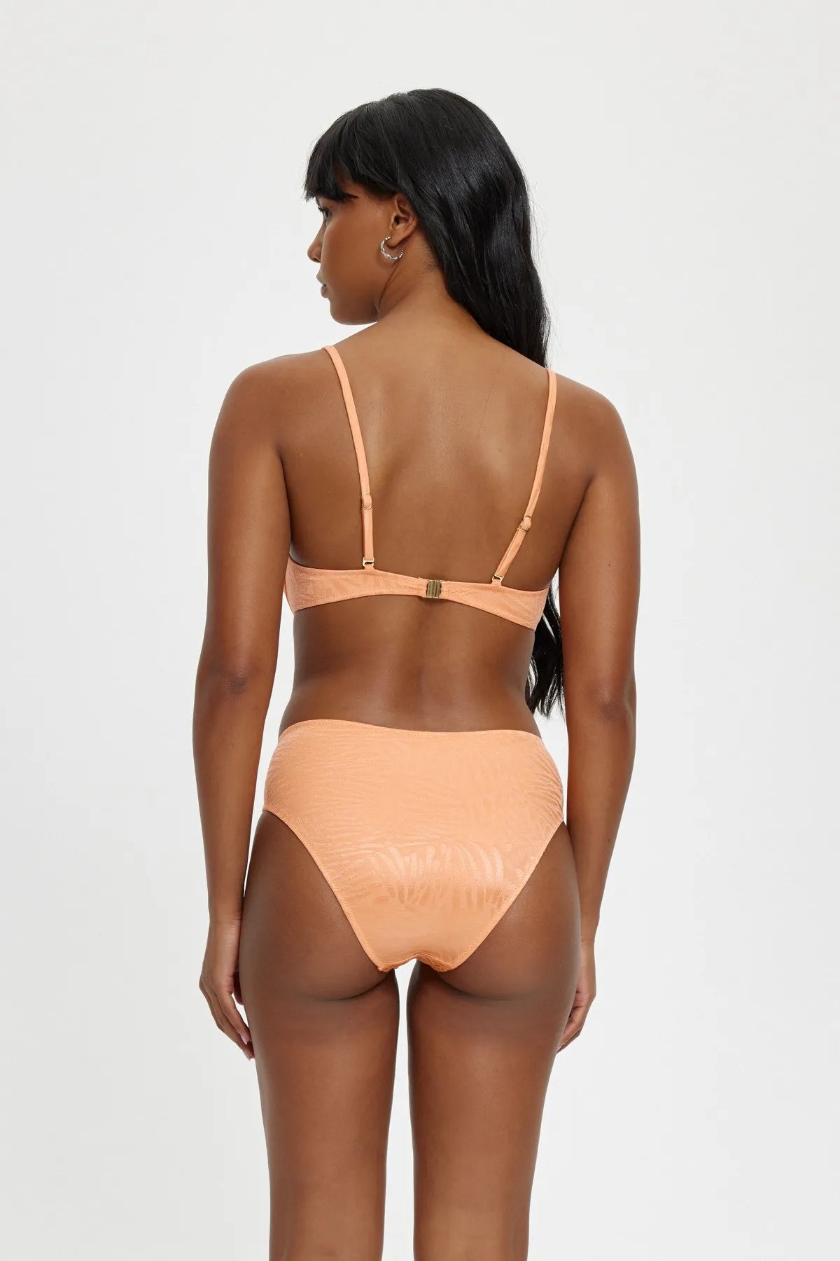 B11006 Boş Kaplı Bikini Takımı - Oranj